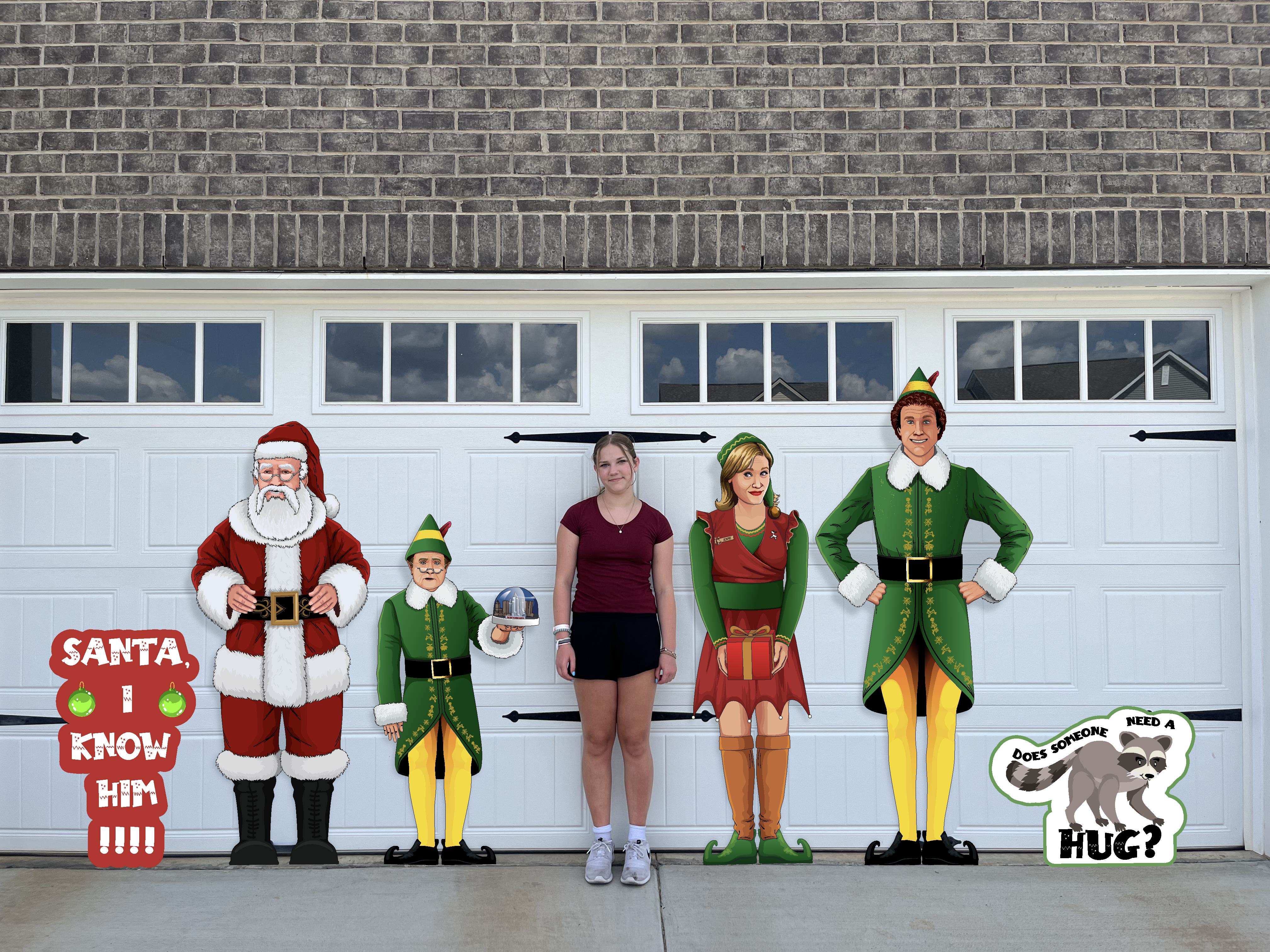 Huge Lifesize Elf Movie Yard Decoration Set 71 Tall Foolish Mortal Art huge-lifesize-elf-movie-yard-decoration-set-71-tall-foolish-mortal-art