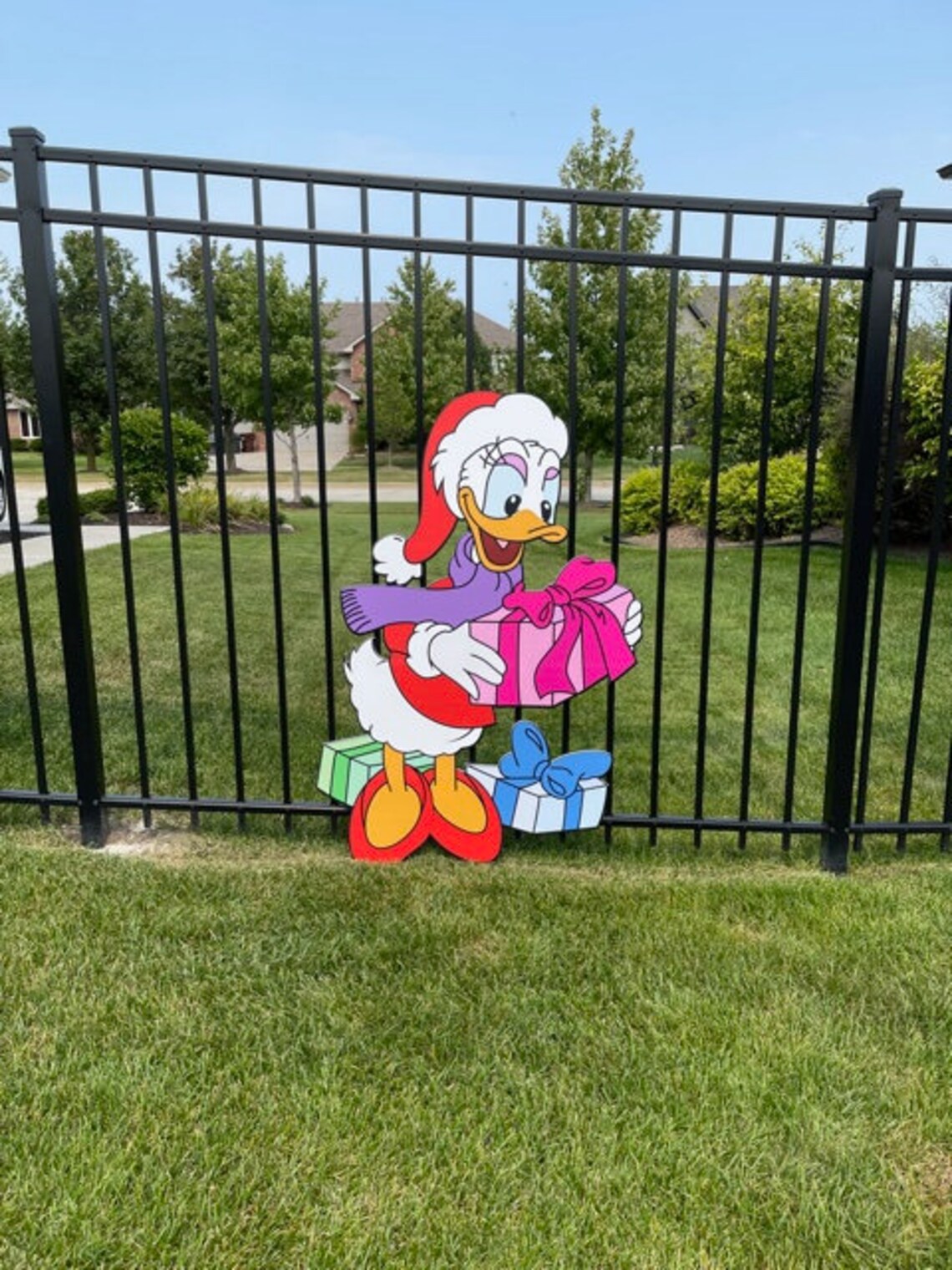 Mickey Minnie Daisy Christmas Cartoon Yard Art