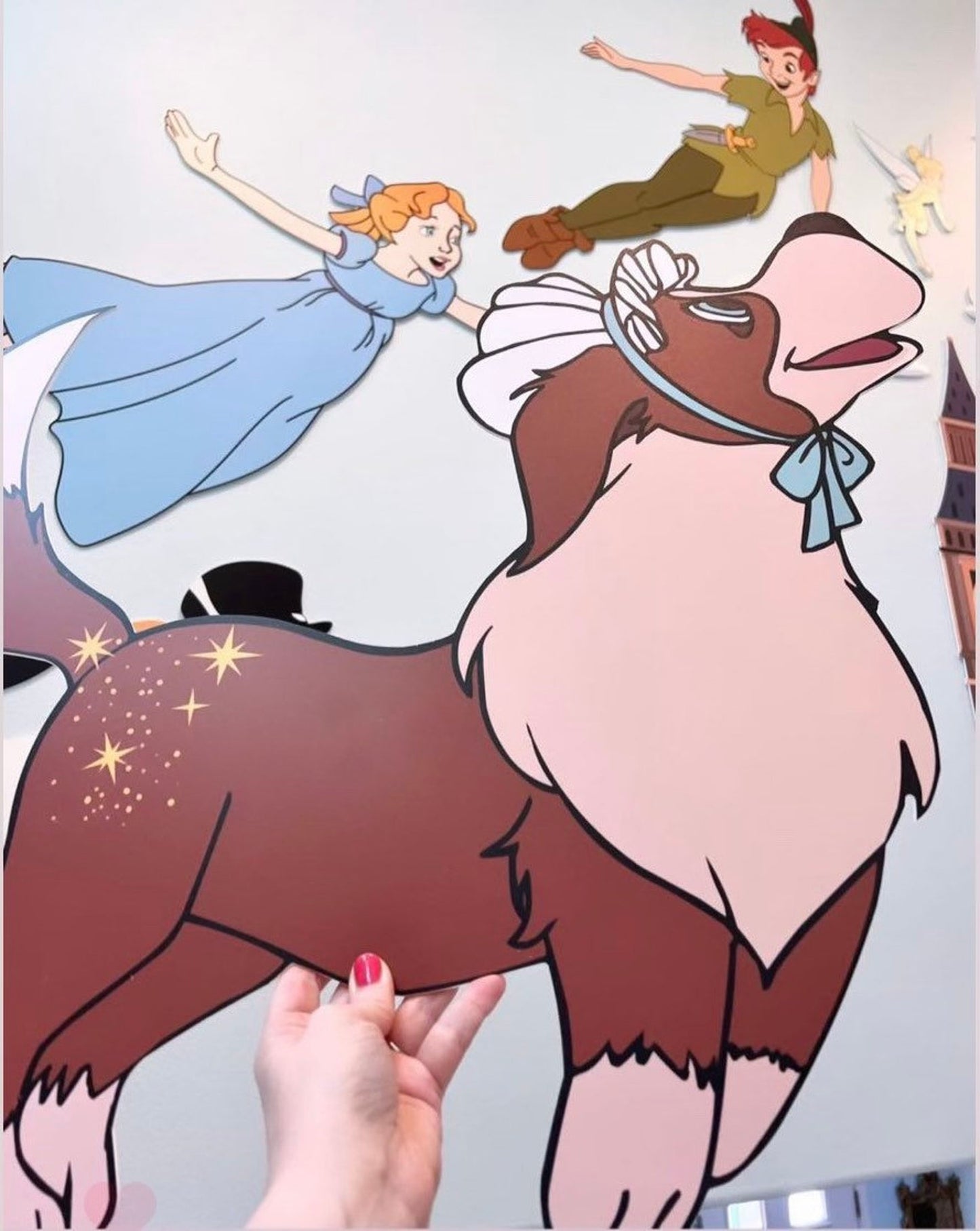 Large flying cutouts for nursery or movie room