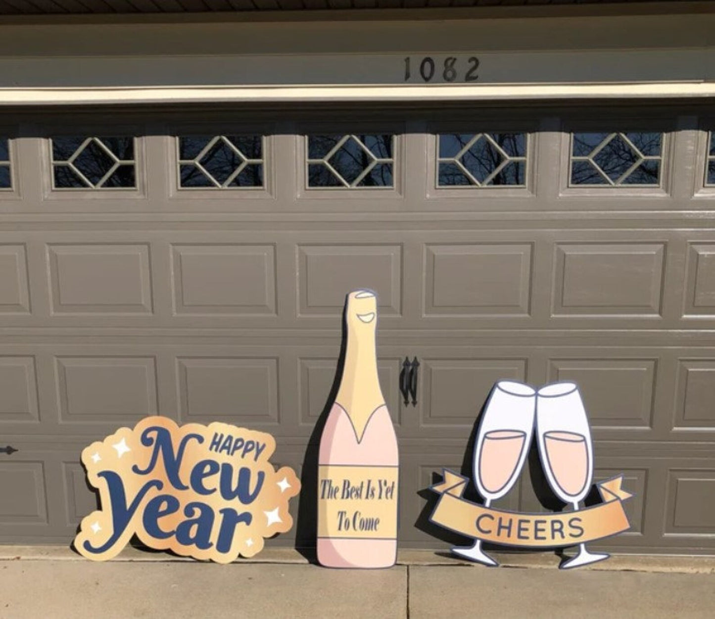 New Years Eve Yard Set