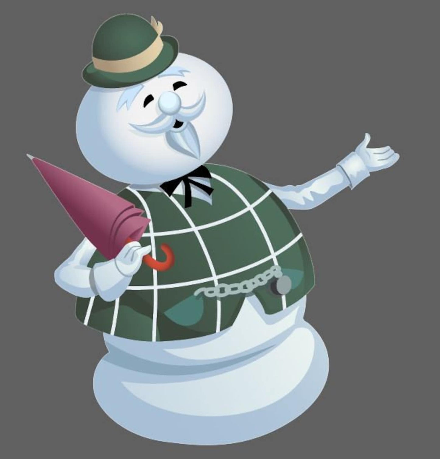 HUGE! Rudolph and Gang Yard Art Display, Large