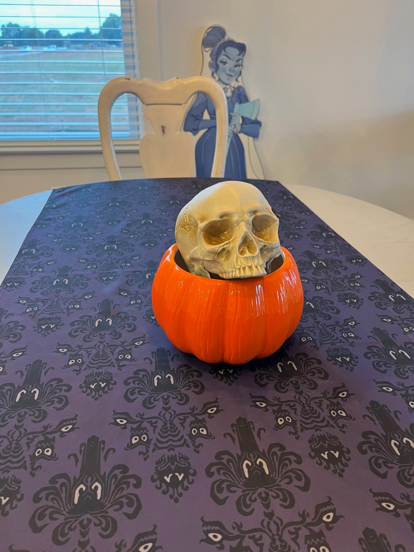 Haunted Mansion Wallpaper table throw