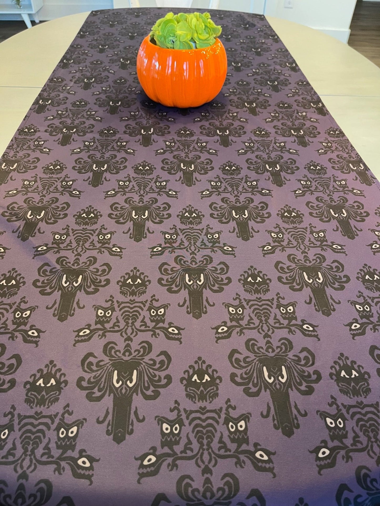 Haunted Mansion Wallpaper table throw