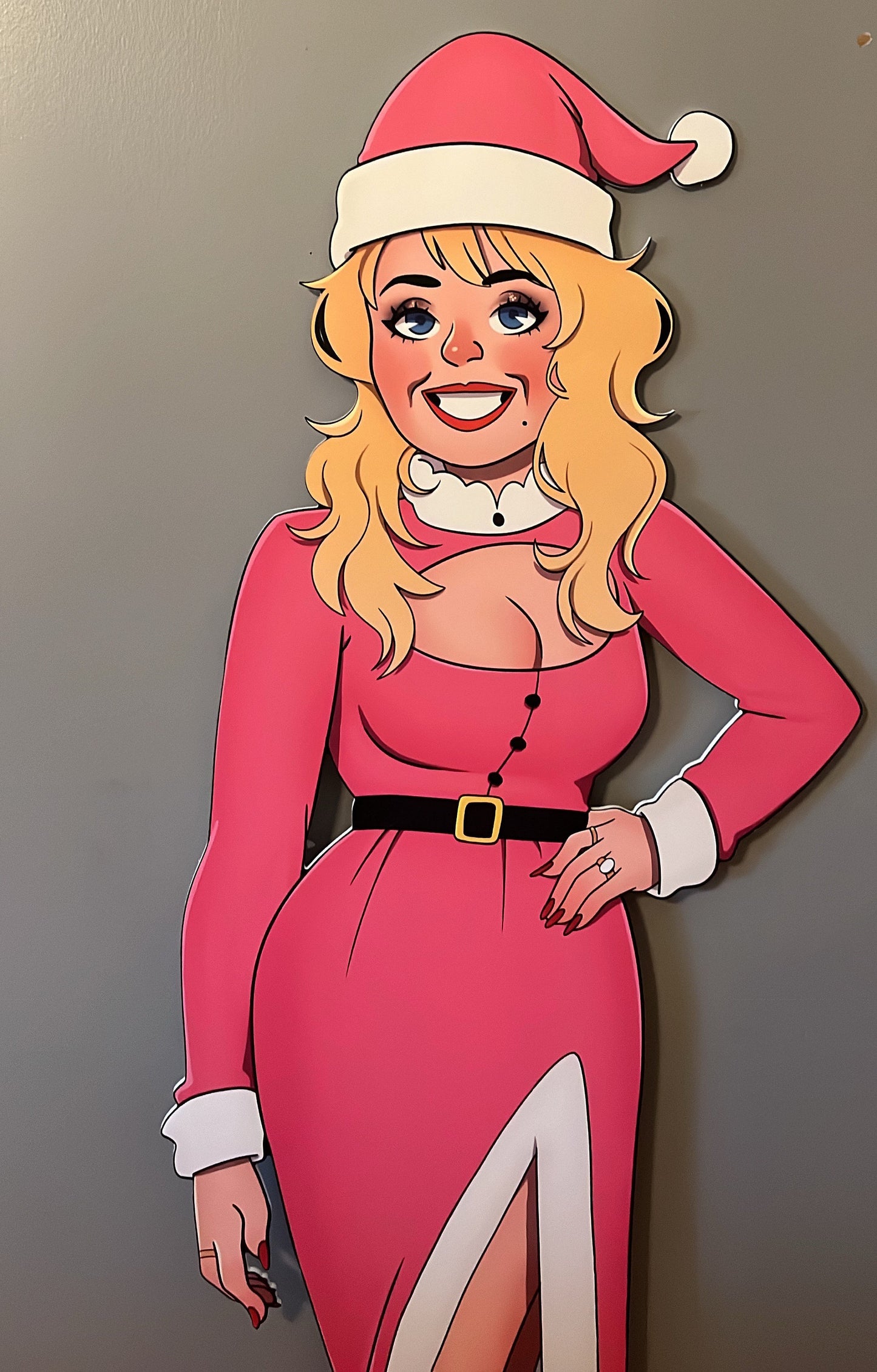 Dolly Parton Christmas Decorations 5ft tall!