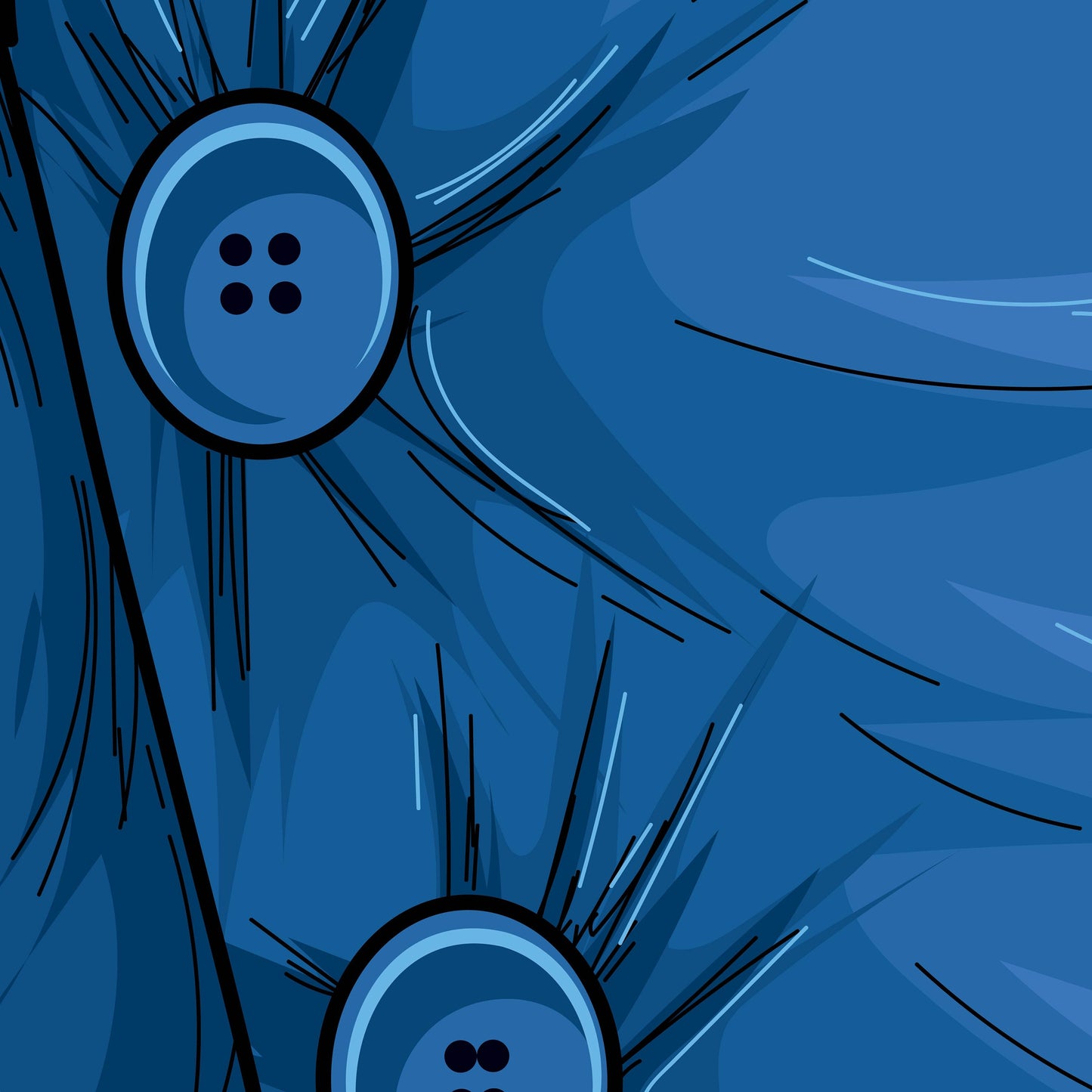 Hitchhiking ghosts set #3 60" tall PVC Yard art