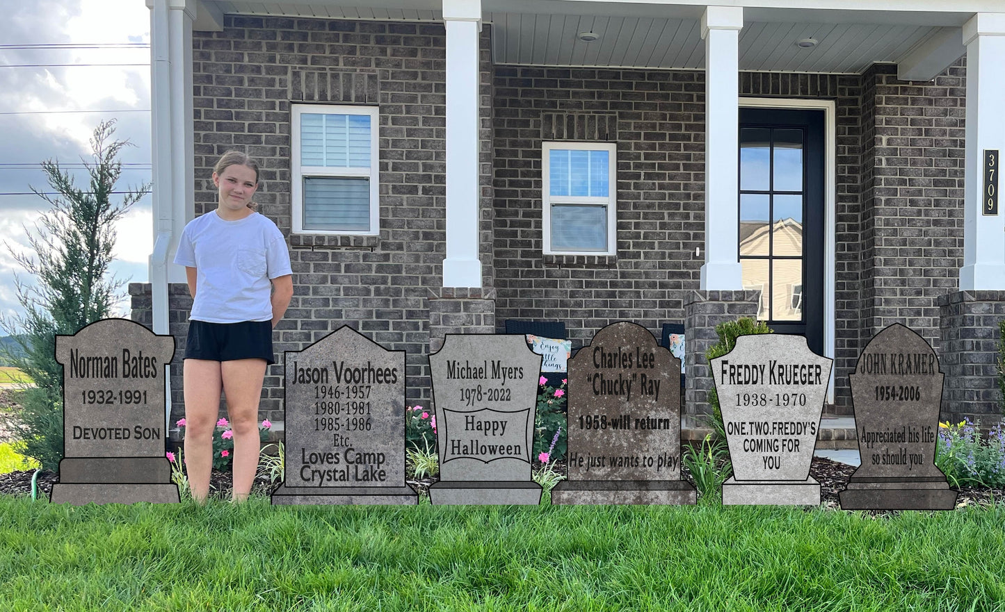 Custom tombstone cutouts