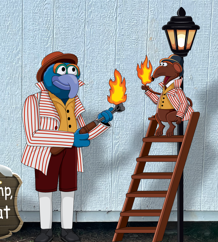 Muppets Christmas Carol Rizzo, Gonzo & Fozzywig! Set #3