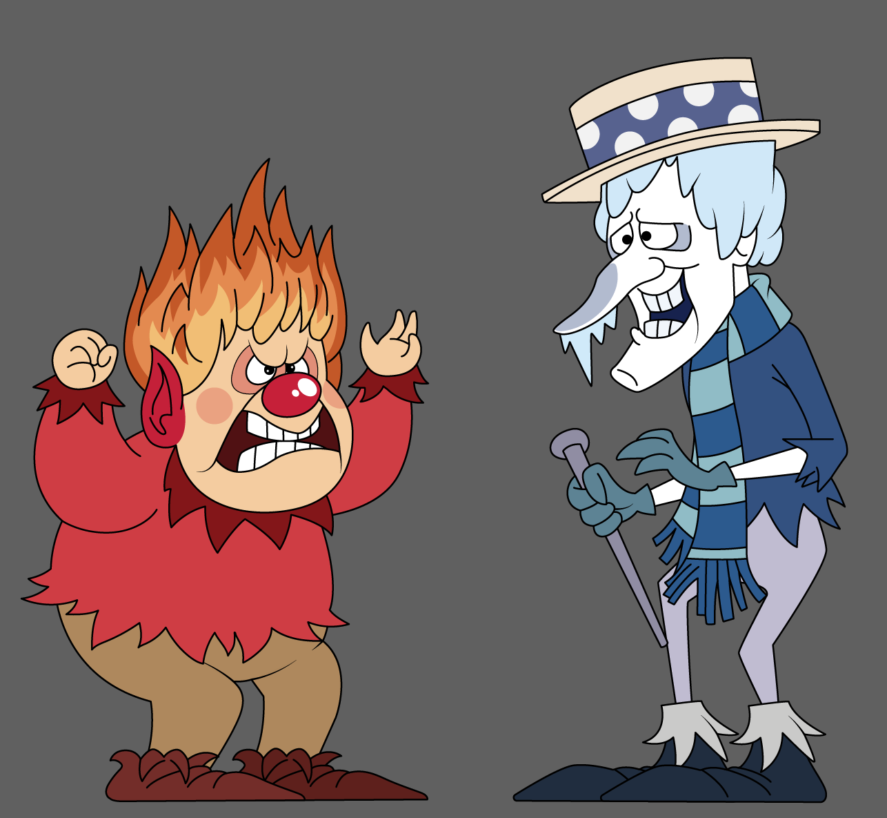 Heat and Cold Miser brothers cutouts 61