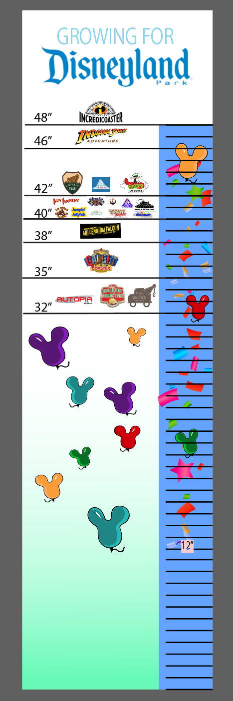 Custom order for Jillian- Ride chart
