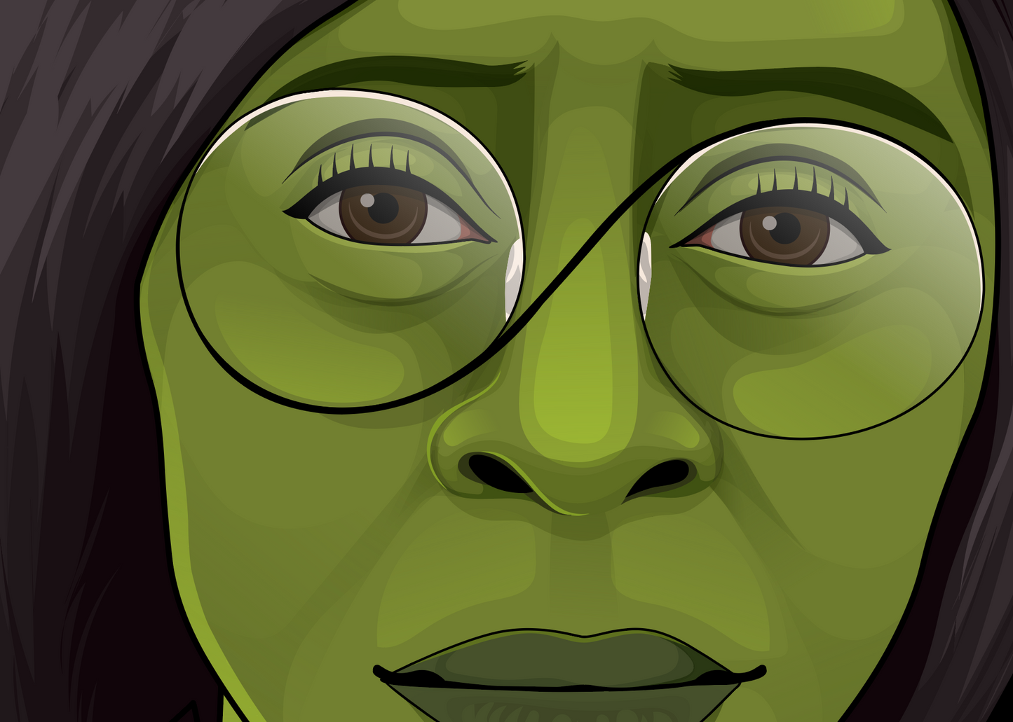 Emerald City Besties Elphaba & Glinda Life-Size Halloween Yard Cutouts 62" tall Rigid PVC