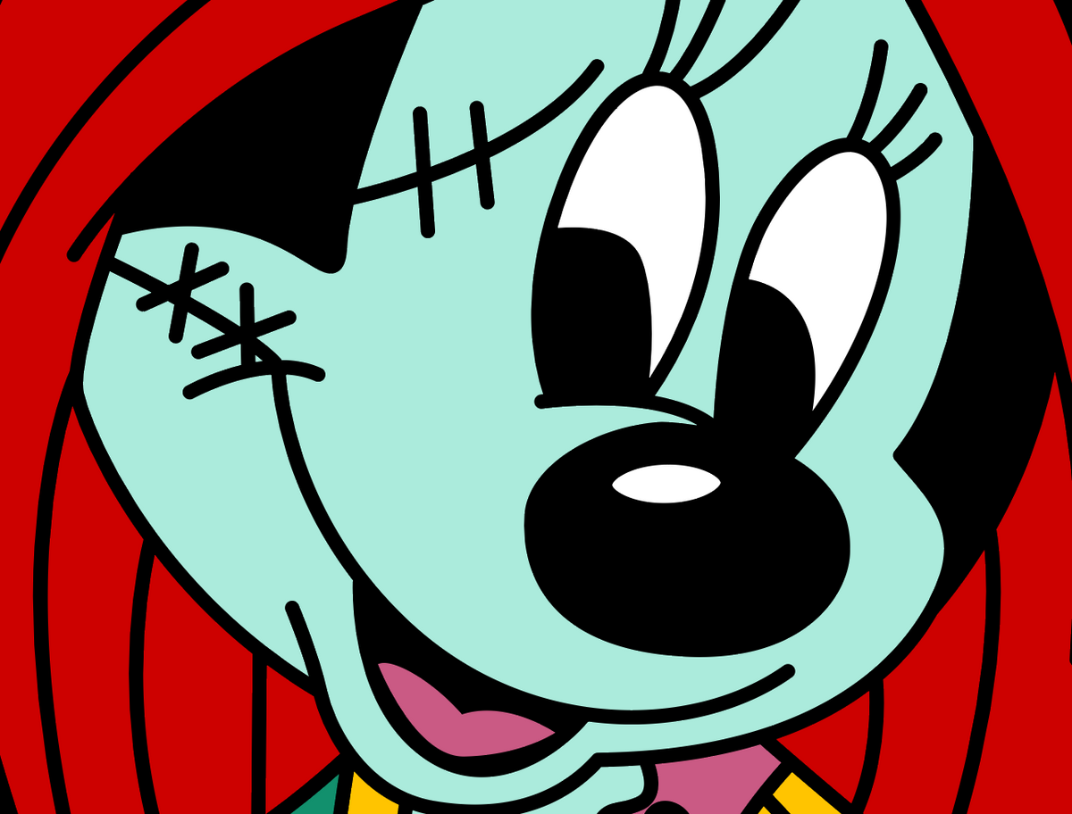 Nightmare Town Mickey Minnie Pluto