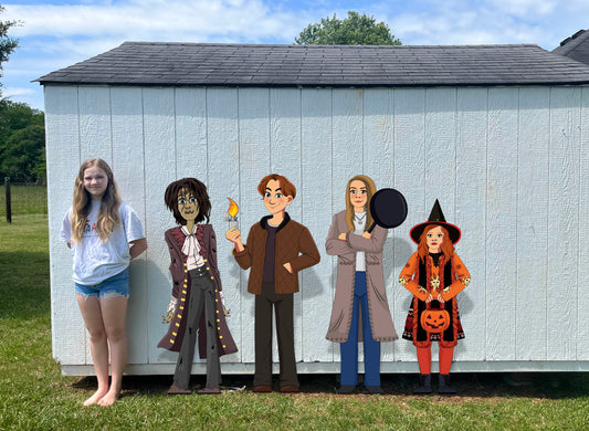 Spooky Halloween Movie Characters, Salem 50" tall yard decorations