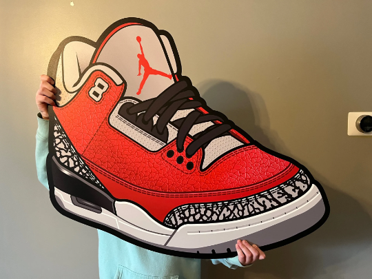 HUGE Sneaker Cutout for decoration You pick the Style! 100's of choices