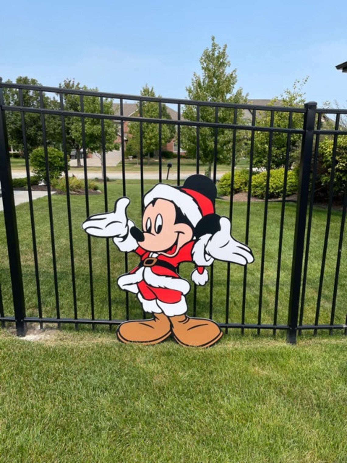 Mickey Minnie Daisy Christmas Cartoon Yard Art