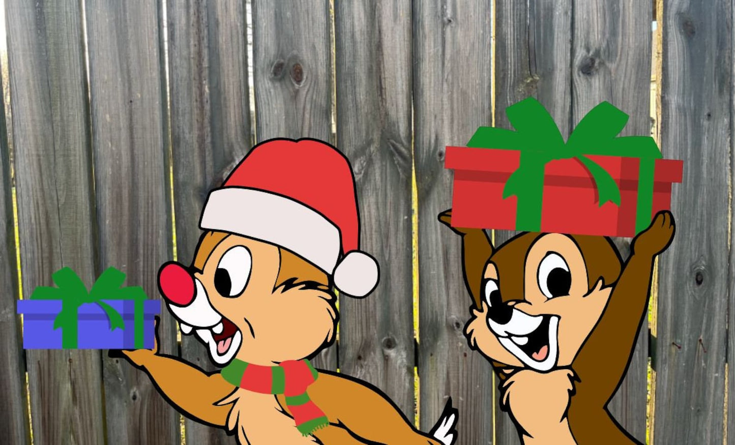 Cartoon Christmas Cutouts 4ft tall Free FAST shipping