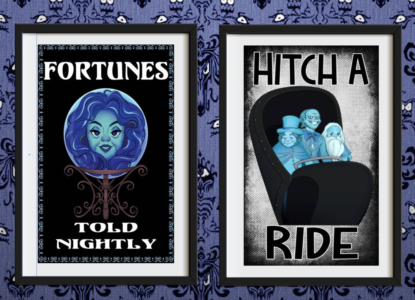 Haunted Mansion Themed Prints all 11 included