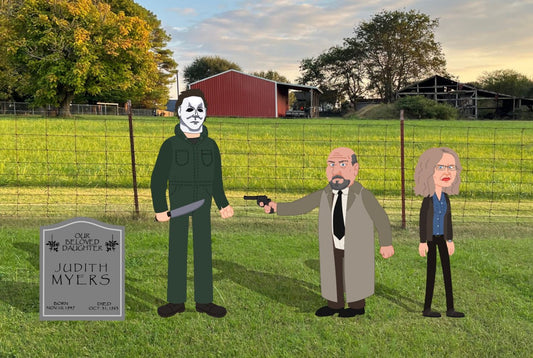 Large Halloween Movie Themed Yard Art