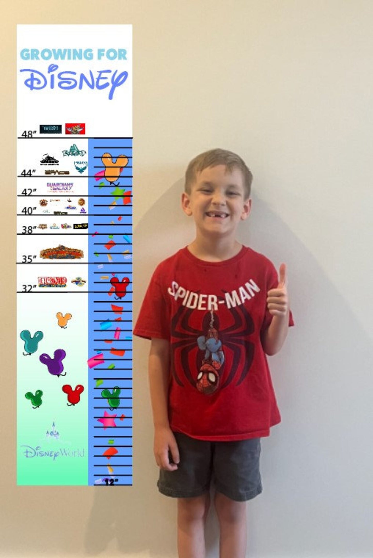 Ride Growth Chart Decal/Banner