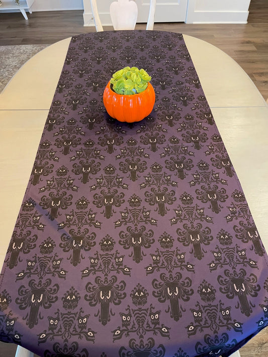 Haunted Mansion Wallpaper table throw