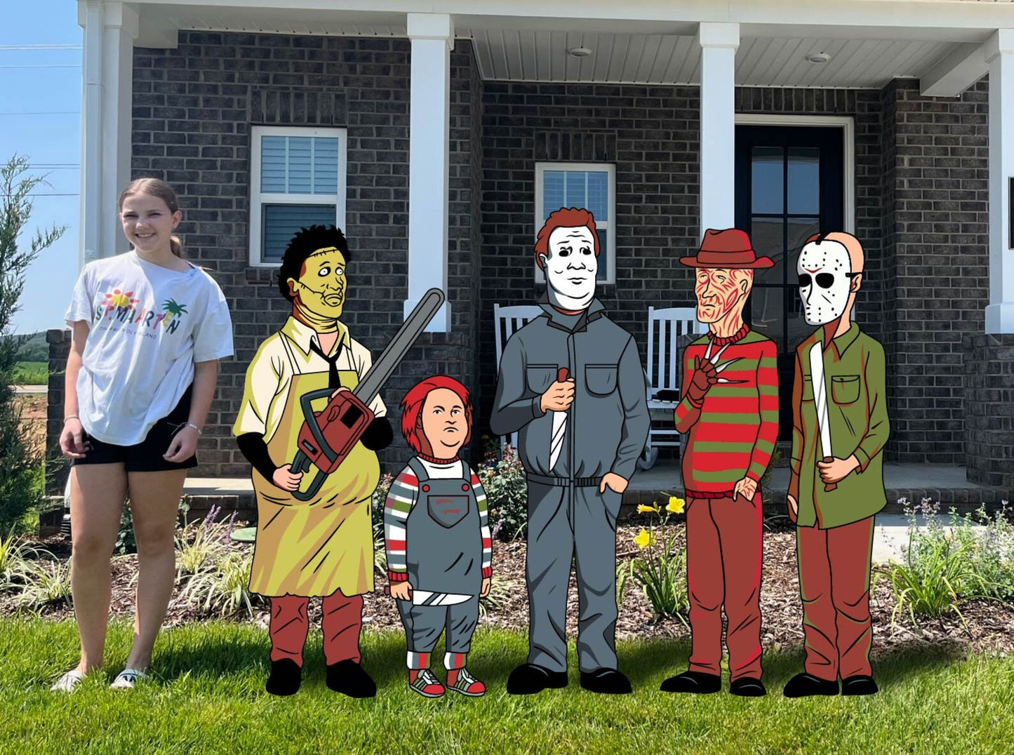 King of the hill themed horror characters