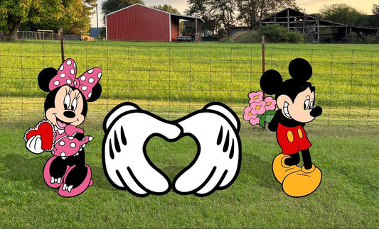 Valentines Day Yard Cutouts LARGE Fast and Free shipping