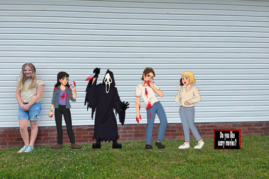 Scary Movie Ghost Killer Cutouts