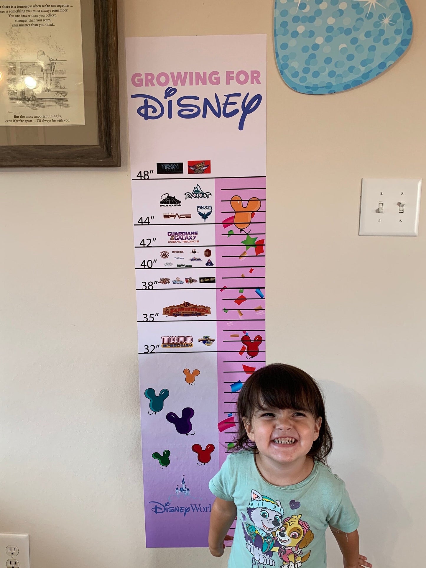 Ride Growth Chart Decal/Banner