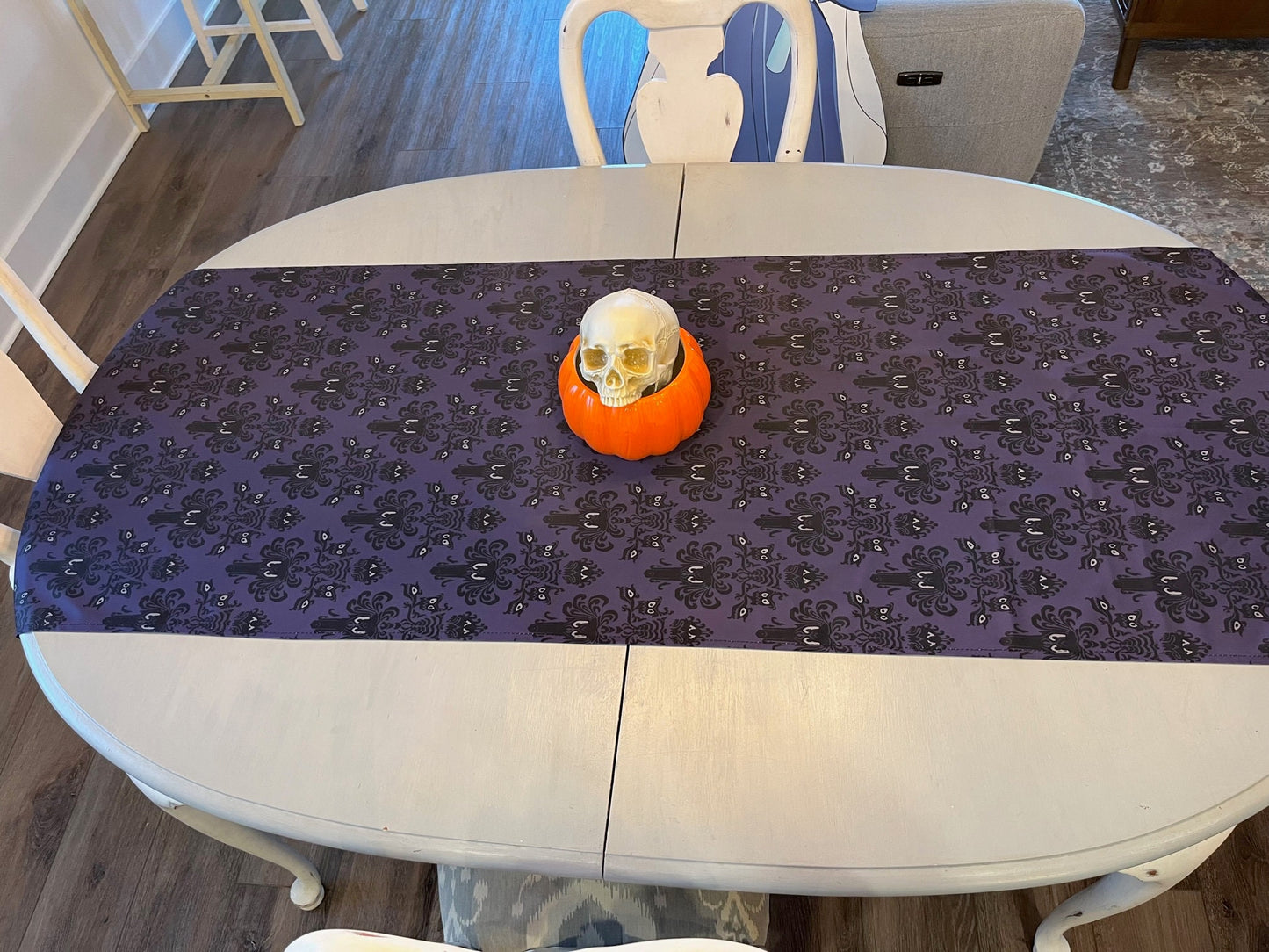 Haunted Mansion Wallpaper table throw